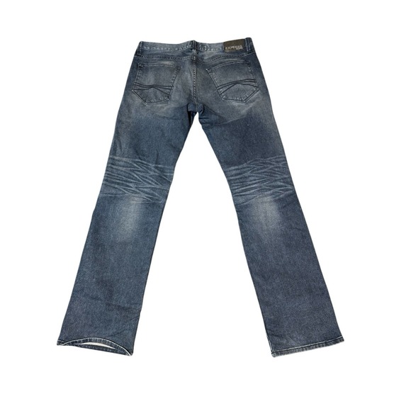 Express Rocco Jeans Slim Fit Straight Leg Dark Wash Men's 34x34‎ - Picture 2 of 3
